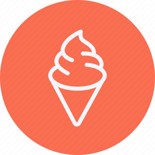 Cone, icecream, cup, cream, dessert, food, ice icon - Download on Iconfinder