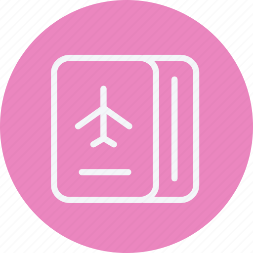 Passport, tourism, travel, aircraft, airplane, flight, plane icon - Download on Iconfinder