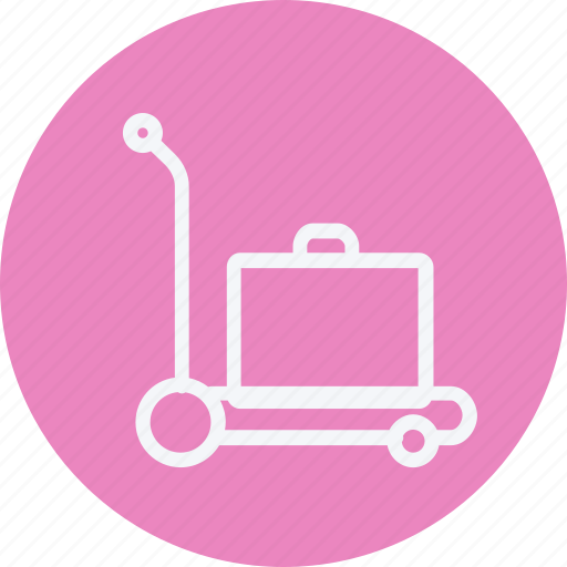 Trolly, baggage, luggage, suitcase, trolley, bag, briefcase icon - Download on Iconfinder