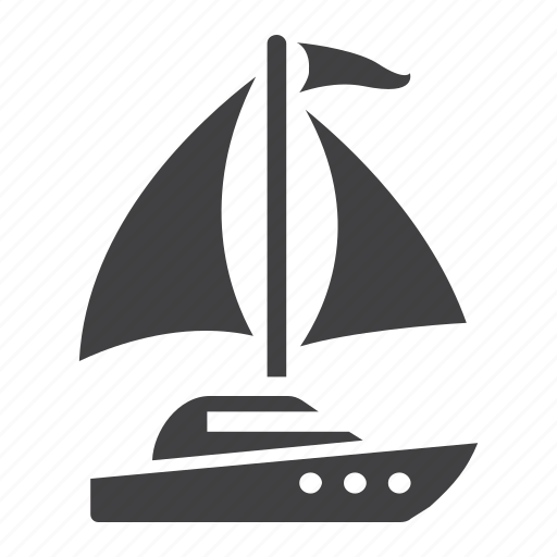 Boat, nautical, ocean, sailboat, tourism, travel, yacht icon - Download on Iconfinder