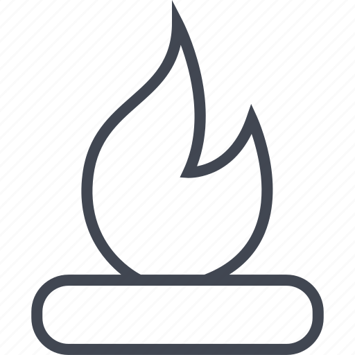 Burn, burning, fire, fireplace, hot icon - Download on Iconfinder