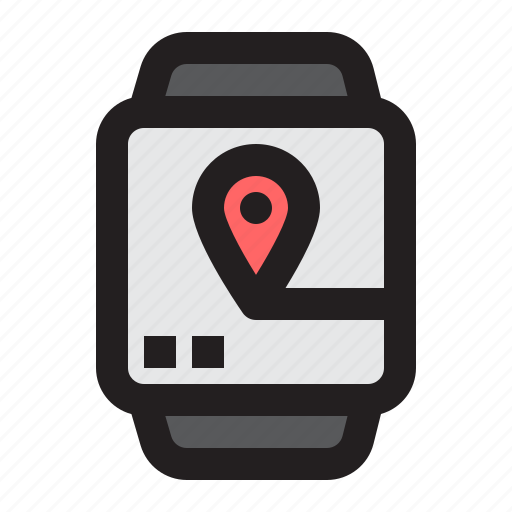 Travel, camping, gps, navigation, smartwatch icon - Download on Iconfinder