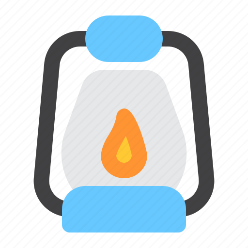 Travel, camping, lantern, oil, lamp, light icon - Download on Iconfinder