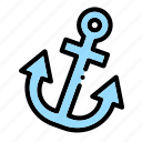 anchor, ship, tool, ocean, boat, marine, sea, transport