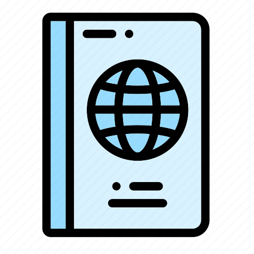 Passport, id, document, badge, identification, pass, identity icon - Download on Iconfinder