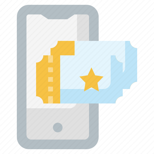 Communications, marketing, smartphone, ticket, travel icon - Download on Iconfinder