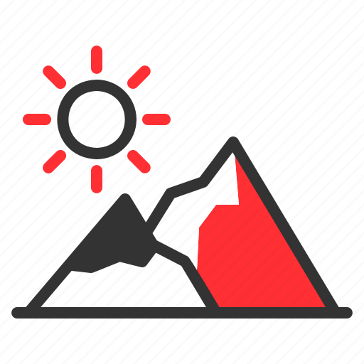 Mountains, mountain, travel, hiking, camping, climbing icon - Download on Iconfinder