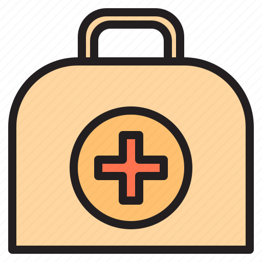 Aid, airplane, bag, boat, first, travel, traveller icon - Download on Iconfinder