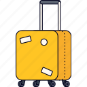 luggage, travel, trip, plan, tourism, transportation, hard, case