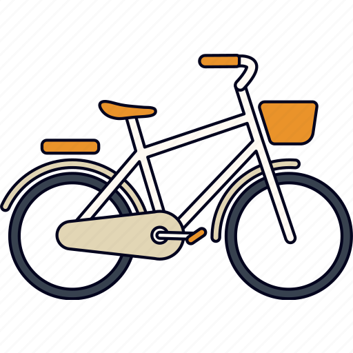 Bicycles, basket, front, travel, trip, plan, vehicle icon - Download on Iconfinder