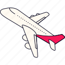 airplane, flight, travel, trip, plan, tourism, vehicle, transportation