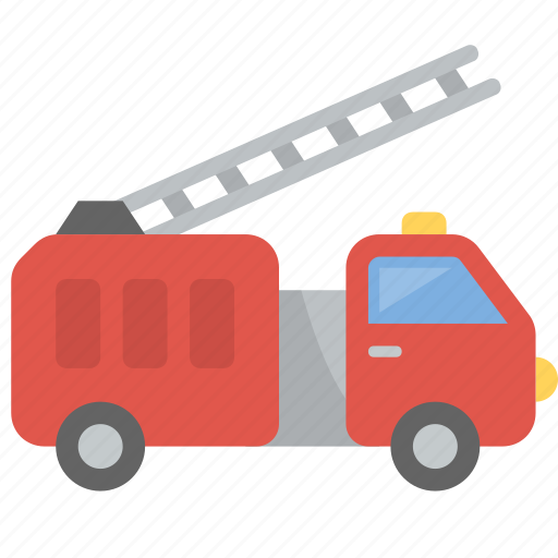 Emergency, engine, fire, firetruck, ladder icon - Download on Iconfinder