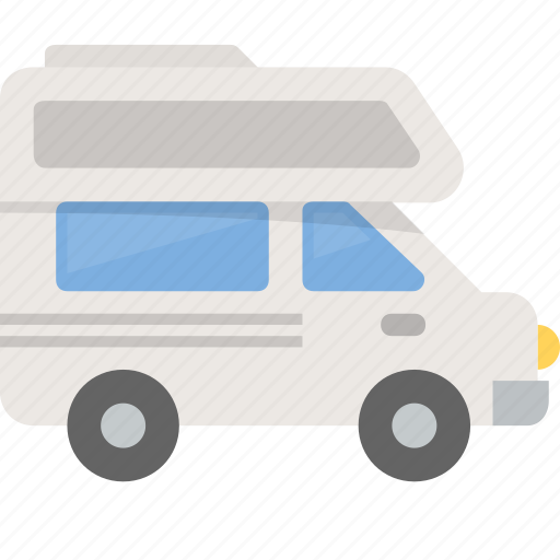 Camper, camping, recreational, rv, vacation, vehicle icon - Download on Iconfinder