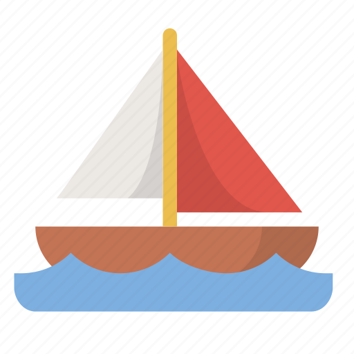 Boat, leisure, nautical, ocean, sail, sailboat, sea icon - Download on Iconfinder