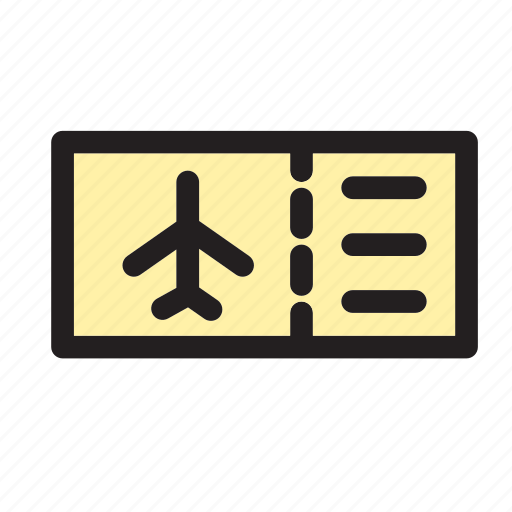 Boarding, pass, ticket, travel, transport, holiday icon - Download on Iconfinder