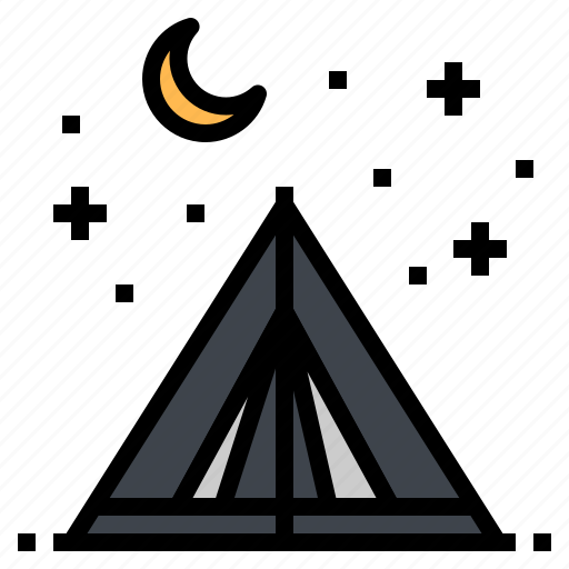 Adventure, camping, tent, travel, vacation icon - Download on Iconfinder