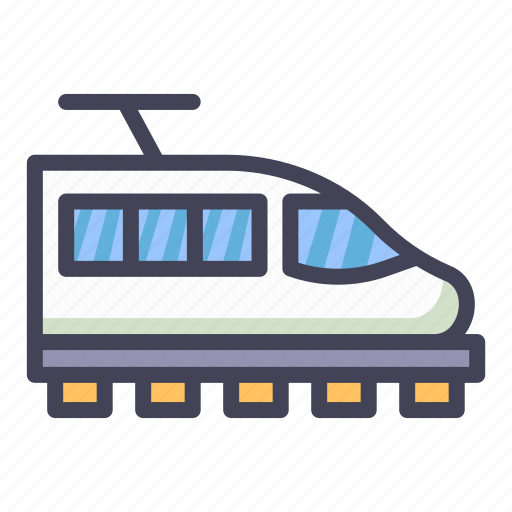 Travel, vacation, holiday, tourist, train, transport, rail icon - Download on Iconfinder