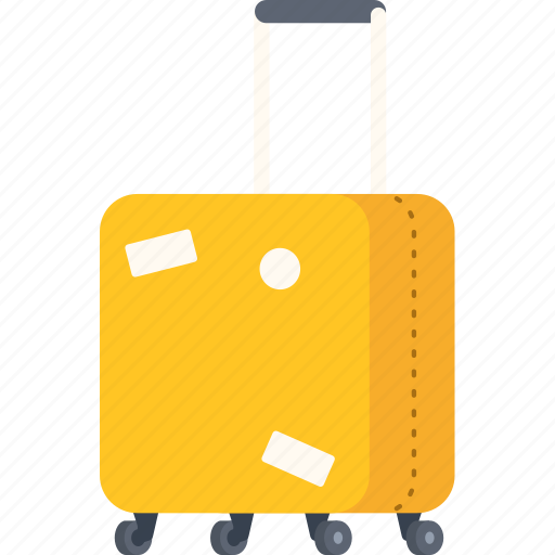 Luggage, travel, trip, plan, tourism, transportation, hard icon - Download on Iconfinder
