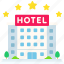 hotel, building, five, stars, travel, trip, plan, tourism 