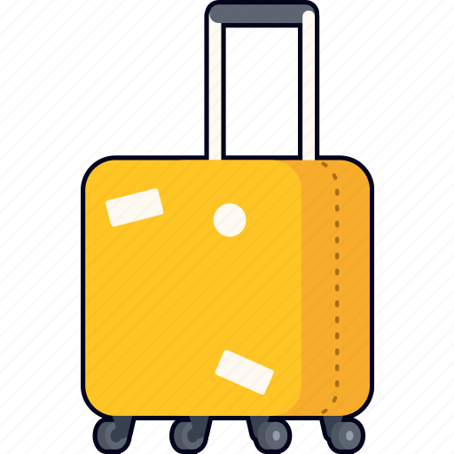 Luggage, travel, trip, plan, tourism, transportation, hard icon - Download on Iconfinder