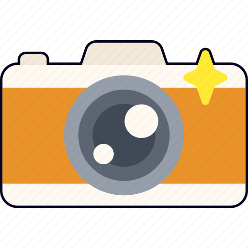 Camera, sparkle, travel, trip, plan, takephoto icon - Download on Iconfinder