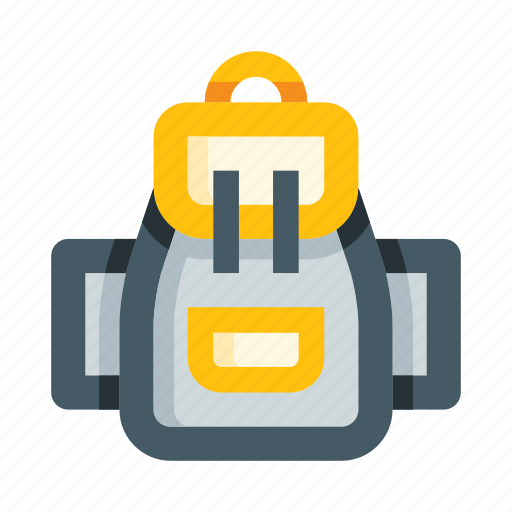 Backpack, camping, tourism, travel gear, outdoor, rucksack, bag icon - Download on Iconfinder