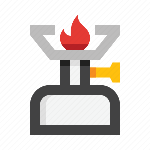 Gas burner, gas, portable, single burner, equipment, outdoor, picnic icon - Download on Iconfinder