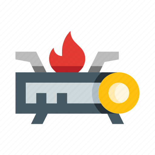 Cooking, food, fire, gas stove, portable, gas burner, outdoor icon - Download on Iconfinder