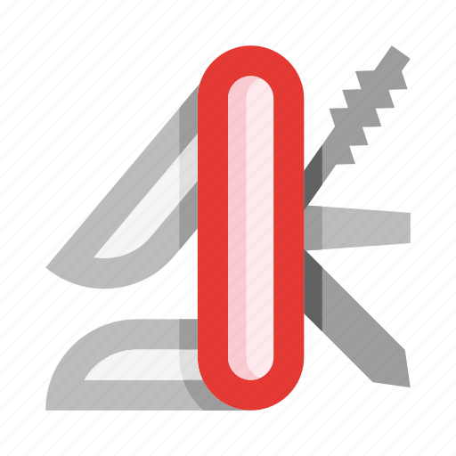 Swiss, knife, jackknife, multitool, tourism, travel gear, victorinox icon - Download on Iconfinder