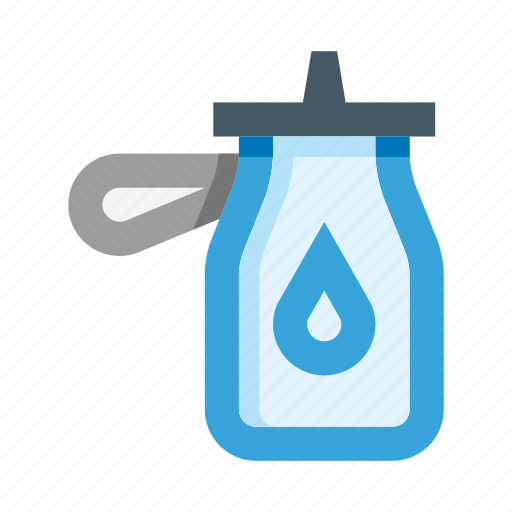 Water, drinking, bottle, flask, tourism, travel gear icon - Download on Iconfinder
