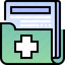 healthy, guidance, health, medical, document, folder, file
