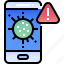 pandemic, notification, warning, alarm, alert, app, mobile 