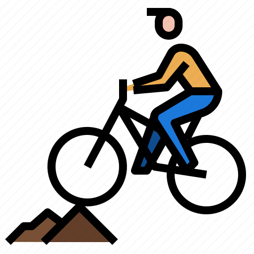 Bicycle, bike, extreme, mountain, sport icon - Download on Iconfinder