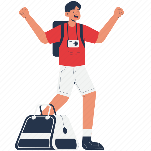 Traveling, photographer, tourist, vacation, travel, holiday, character icon - Download on Iconfinder