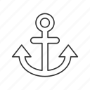 anchor, ocean, sea, seaman, ship, vessel, emoji