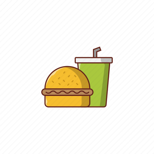 Burger, fastfood, drink, beverage, juice icon - Download on Iconfinder
