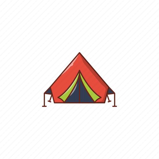 Camp, tent, tour, vacation, outdoor icon - Download on Iconfinder