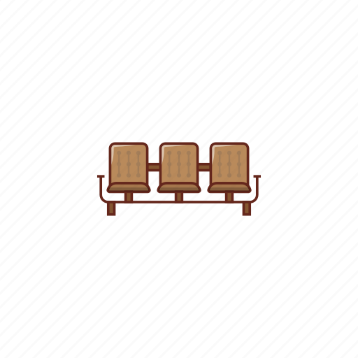 Chair, seat, waitingarea, passenger, tour icon - Download on Iconfinder