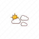 cloud, weather, climate, sun, forecast