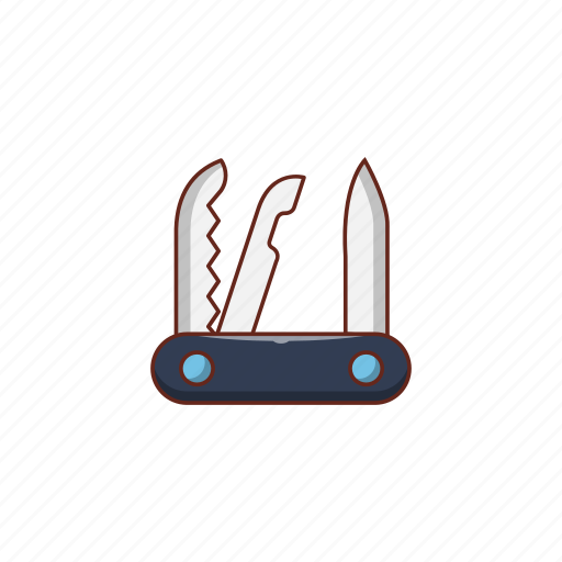 Swiss, knife, tools, weapon, camping icon - Download on Iconfinder