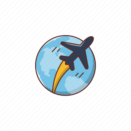 Tour, flight, travel, world, transport icon - Download on Iconfinder