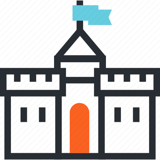 Castle, landmark, monument, palace, tourism, travel, vacation icon - Download on Iconfinder