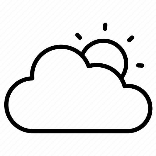 Cloudy, weather, sun, cloud icon - Download on Iconfinder