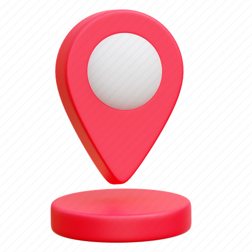 Location, pin, map, gps, navigation 3D illustration - Download on Iconfinder