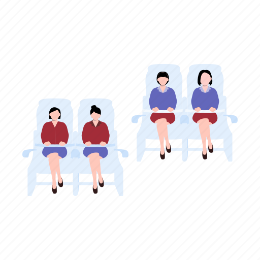 Sitting, chairs, flight, travel, tour icon - Download on Iconfinder