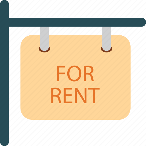 For rent, information, real, signboard icon - Download on Iconfinder