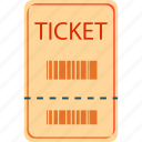 ticket, cinema, movie, travel