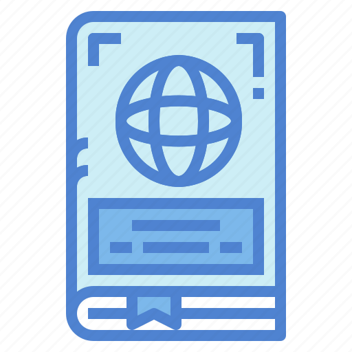 Book, identity, passport, travel icon - Download on Iconfinder