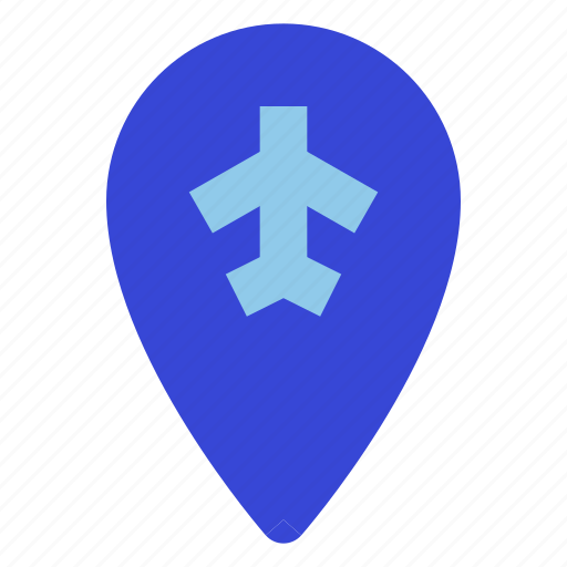 Airport, pin icon - Download on Iconfinder on Iconfinder