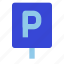 parking, 1 